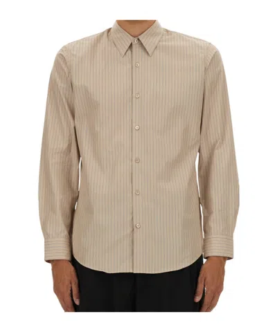 Dries Van Noten Long Sleeve Shirt In Neutral