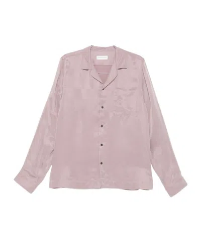 Dries Van Noten Long Sleeve Shirt In Pink