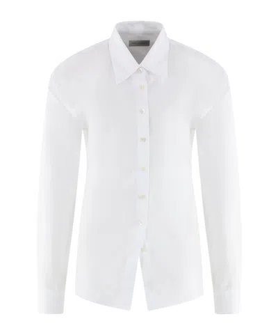 Dries Van Noten Women Built-in Belt Shirt In White