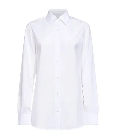 Dries Van Noten Long Sleeve Shirt In White