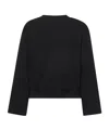 Dries Van Noten Black Cotton Oversized Sweatshirt In Black