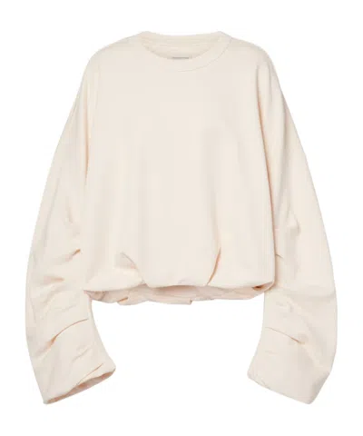Dries Van Noten Long Sleeve Sweatshirt In Neutral