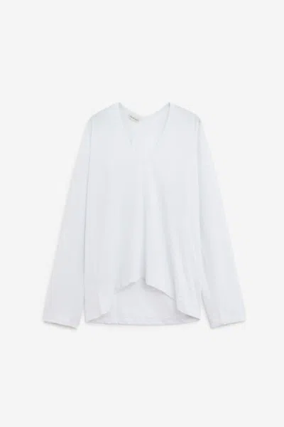 Dries Van Noten Long Sleeve T-shirts In White