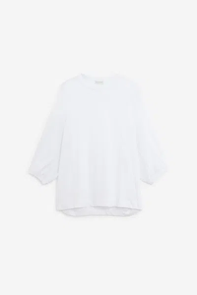 Dries Van Noten Long Sleeve T-shirts In White