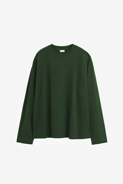 Dries Van Noten Long Sleeve T-shirts In Green