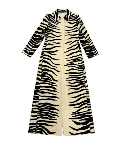 Dries Van Noten Long Sleeve Windbreaker In Animal Print
