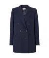 Dries Van Noten Long-sleeved Blazer In Blue