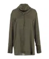 Dries Van Noten Long-sleeved Blouse In Green