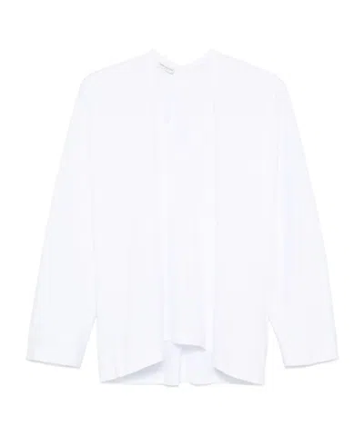 Dries Van Noten Long-sleeved Blouse In White