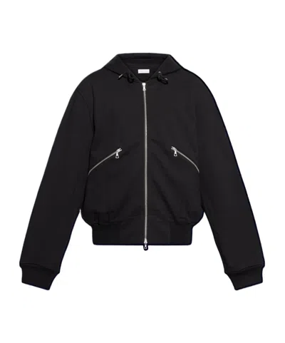 Dries Van Noten Long-sleeved Casual Jacket In Black