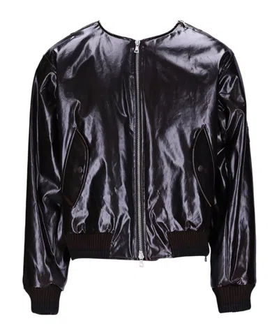 Dries Van Noten Long-sleeved Casual Jacket In Black