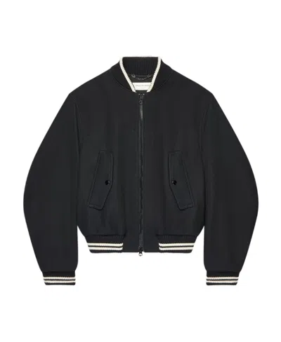 Dries Van Noten Long-sleeved Casual Jacket In Black
