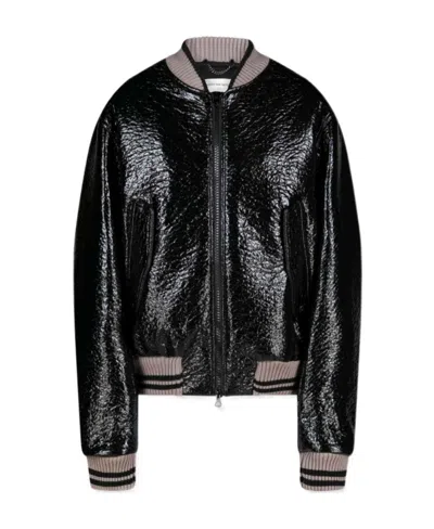 Dries Van Noten Long-sleeved Casual Jacket In Black