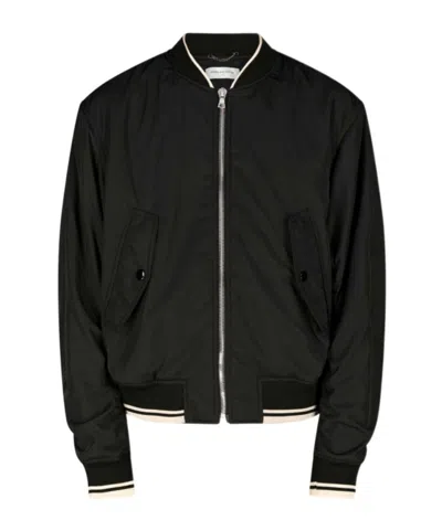 Dries Van Noten Vilmory Loose Fit Bomber Jacket In Black