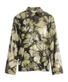 Dries Van Noten Long-sleeved Casual Jacket In Multicolor