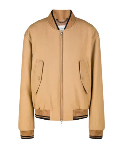 Dries Van Noten Long-sleeved Casual Jacket In Nude