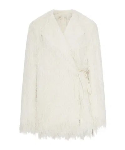 Dries Van Noten Long-sleeved Casual Jacket In White