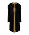 Dries Van Noten Long-sleeved Coat In Black