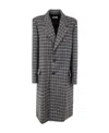 Dries Van Noten Long-sleeved Coat In Black