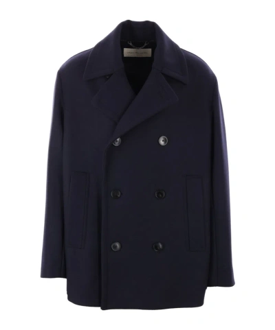 Dries Van Noten Long-sleeved Coat In Black