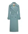 Dries Van Noten Long Wool Coat In Green