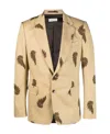 Dries Van Noten Long-sleeved Coat In Nude