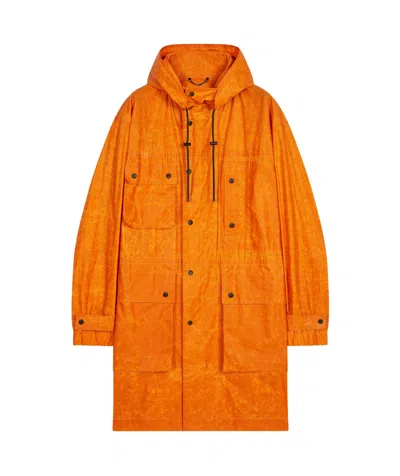 Dries Van Noten Long-sleeved Coat In Orange