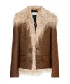 Dries Van Noten Long-sleeved Cotton Clothes In Brown
