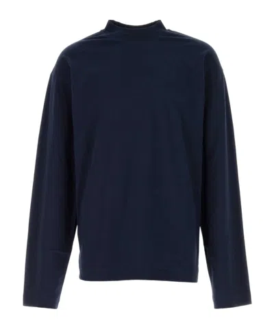 Dries Van Noten Long-sleeved Crewneck T-shirt In Black