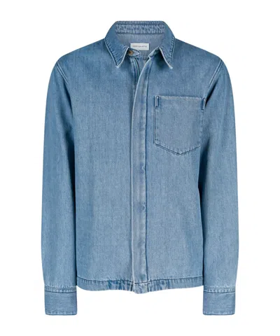 DRIES VAN NOTEN LONG-SLEEVED DENIM SHIRT