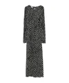 Dries Van Noten Long-sleeved Dress In Black