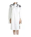 Dries Van Noten Long-sleeved Dress In White