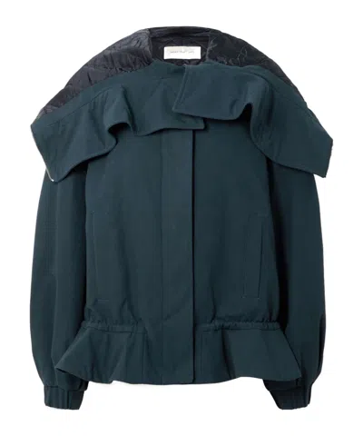 Dries Van Noten Long-sleeved Jacket In Blue