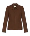 Dries Van Noten Long-sleeved Jacket In Brown