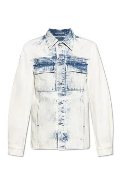 Dries Van Noten Long-sleeved Jacket In White