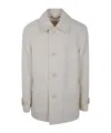 Dries Van Noten Midi Coat With Collared Neck And Pockets In White
