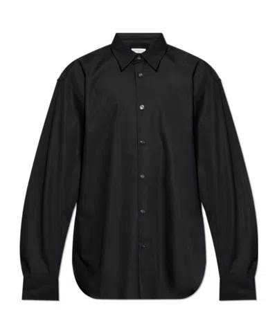 Dries Van Noten Long-sleeved Shirt In Black