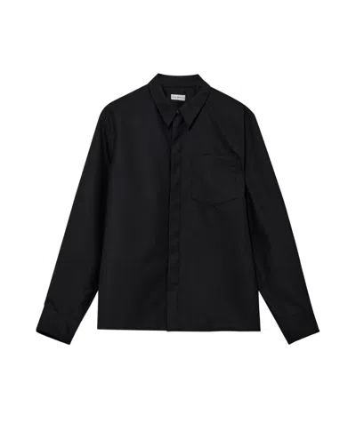 Dries Van Noten Long-sleeved Shirt In Black