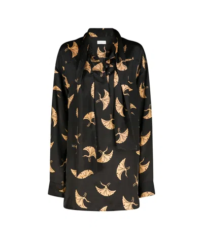 Dries Van Noten Long-sleeved Shirt In Black  