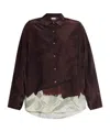 Dries Van Noten Long-sleeved Shirt In Black