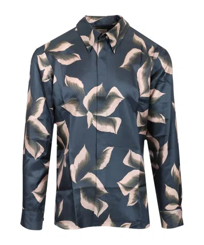 DRIES VAN NOTEN DRIES VAN NOTEN PATTERN-PRINTED LONG-SLEEVED SHIRT
