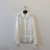 Dries Van Noten Long-sleeved Shirt In Gray