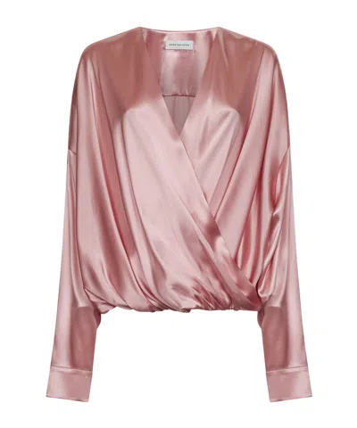 DRIES VAN NOTEN DRIES VAN NOTEN LONG-SLEEVED V-NECK TOP