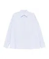 Dries Van Noten Cotton Shirt With Long Sleeves And Collared Neck In White