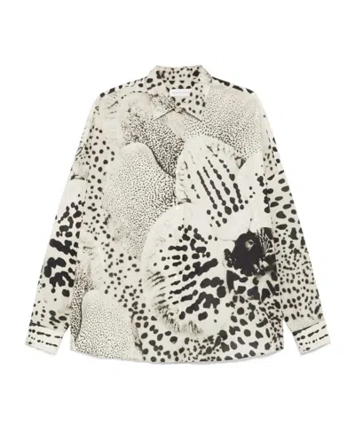 Dries Van Noten Long-sleeved Shirt In White