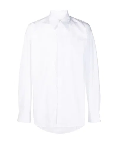 Dries Van Noten Long-sleeved Shirt In White