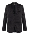 Dries Van Noten Long-sleeved Suit Coat In Black