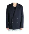 Dries Van Noten Long-sleeved Suit Coat In Black