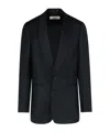 Dries Van Noten Long-sleeved Suit Coat In Black
