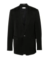Dries Van Noten Long-sleeved Suit Coat In Black